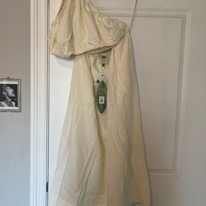 Farm Rio One-Shoulder Maxi Dress